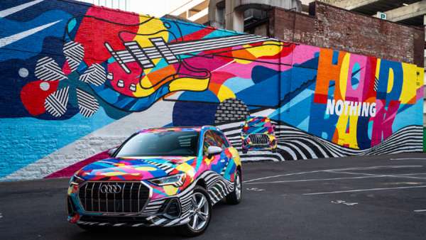 Q3媒體活動以一面街頭特色壁畫拉開了各種試駕體驗活動，酷酷酷