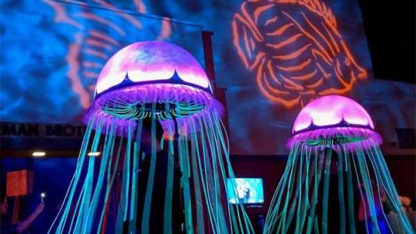 海底世界派對(duì)活動(dòng)現(xiàn)場(chǎng)，海底全員都出動(dòng)