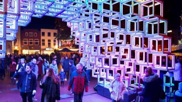 冬日的燈光秀活動策劃，點亮了城市更暖了心里