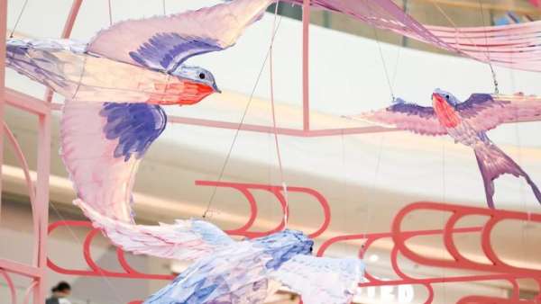 新禧主題國(guó)風(fēng)的快閃店活動(dòng)席卷廣州，繁華鬧市年味已濃