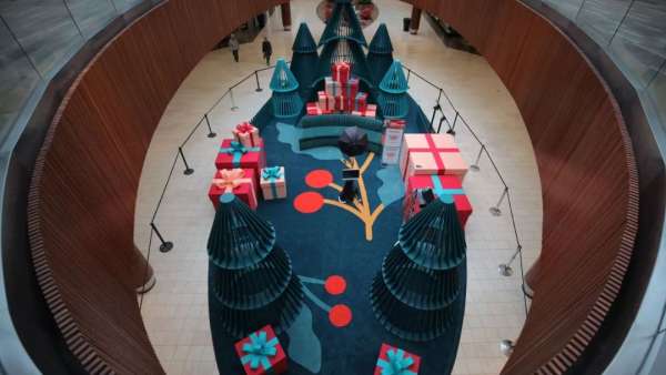 節(jié)日慶典活動的這種交互裝置展覽太贊了，就該多些這樣的展覽裝置