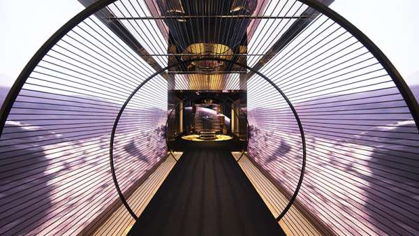 知識(shí)型的會(huì)展活動(dòng)綜合型展廳更是一個(gè)交流思想和探索未來(lái)的空間