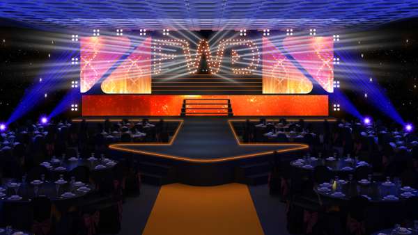 這屆FWD的年度頒獎典禮活動個性化的舞美設(shè)計再次刷高了熱度