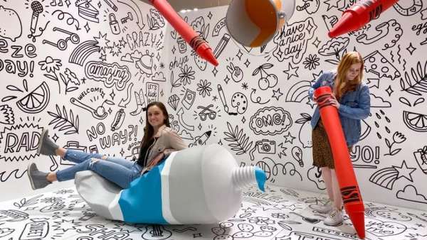 網(wǎng)紅藝術(shù)主題展覽活動滿滿的都是回憶，來這里找尋童年回憶吧