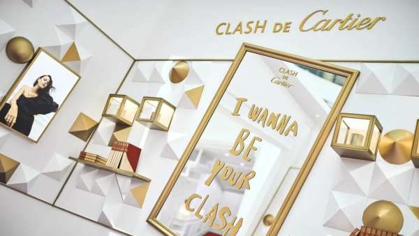 卡地亞快閃體驗空間高級炫酷，雙面碰撞盡享極致視覺