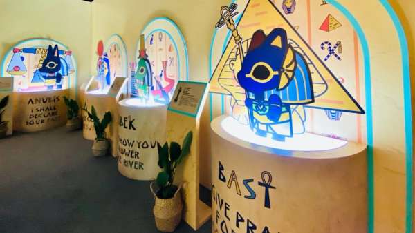 埃及萌神IP形象快閃店展覽活動(dòng)亮了，帶你重回神秘色彩的古埃及