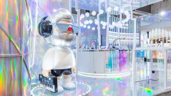 蘭蔻聯(lián)名潮玩IP開啟快閃展覽活動，策劃人生極光炫彩時刻