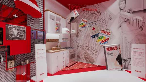 100歲的邦迪竟然辦了一個(gè)潮玩館快閃店活動(dòng),策劃的那抹紅超吸睛