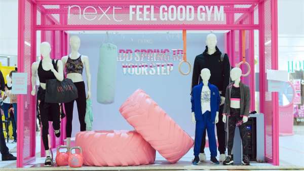 Next新品快閃店活動策劃竟設(shè)計(jì)成受歡迎的運(yùn)動健身空間，好玩