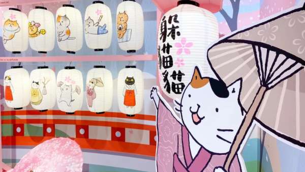 躲貓貓櫻花季快閃店活動(dòng)策劃太粉萌了，快來(lái)與貓咪合拍萌照吧