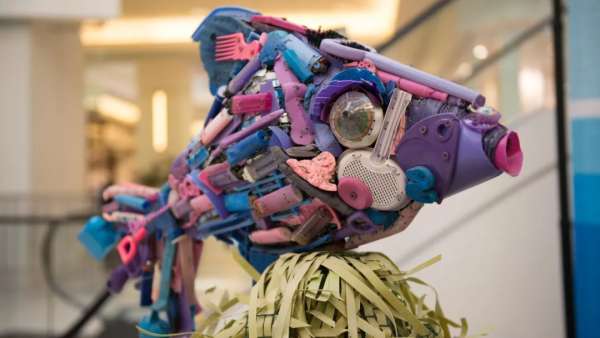 海洋垃圾藝術(shù)展覽活動(dòng)策劃的每一件作品都讓人驚嘆不已！